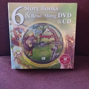Tales from the Serengeti Story Books & Read-Along DVD CD Set